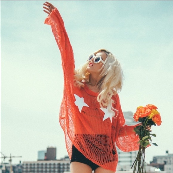 Wildfox White Label Star Bra Sweater - Picture 2 of 6